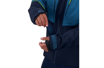 Image of Obermeyer Charger Jacket - Mens, Blueprint, Large, 21103-21166-L