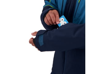 Image of Obermeyer Charger Jacket - Mens, Blueprint, Large, 21103-21166-L