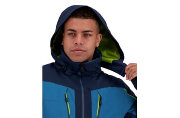 Image of Obermeyer Charger Jacket - Mens, Blueprint, Large, 21103-21166-L