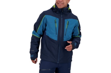 Image of Obermeyer Charger Jacket - Mens, Blueprint, Large, 21103-21166-L