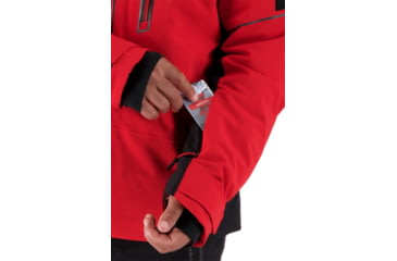 Image of Obermeyer Charger Jacket - Mens, Brakelight, Small, 21103-19042-S