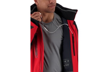 Image of Obermeyer Charger Jacket - Mens, Brakelight, Small, 21103-19042-S