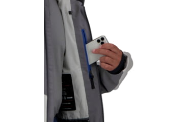 Image of Obermeyer Charger Jacket - Mens, Fog, Extra Large, 21103-17001-XL