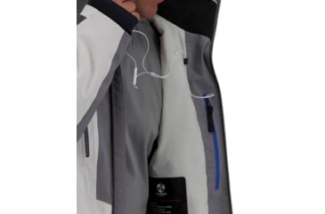 Image of Obermeyer Charger Jacket - Mens, Fog, Extra Large, 21103-17001-XL