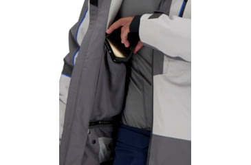 Image of Obermeyer Charger Jacket - Mens, Fog, Extra Large, 21103-17001-XL