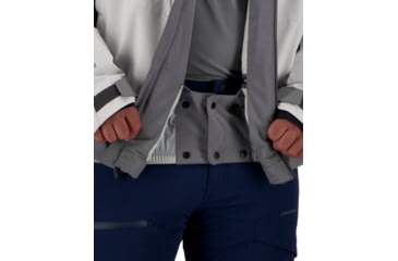 Image of Obermeyer Charger Jacket - Mens, Fog, Extra Large, 21103-17001-XL
