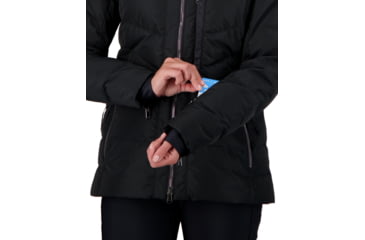 Image of Obermeyer Circe Down Jacket - Womens, Black, 12, 11176-16009-12