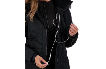 Image of Obermeyer Circe Down Jacket - Womens, Black, 12, 11176-16009-12