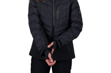 Image of Obermeyer Cosima Down Jacket - Womens, Black Ice, 12, 11173-21111-12