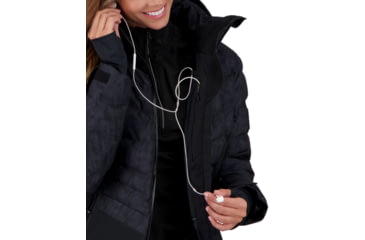 Image of Obermeyer Cosima Down Jacket - Womens, Black Ice, 12, 11173-21111-12