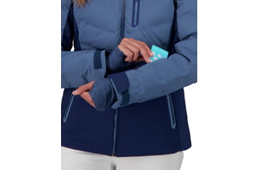 Image of Obermeyer Cosima Down Jacket - Womens, Blue Ash, 16, 11173-21168-16