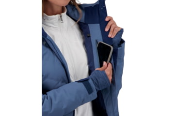 Image of Obermeyer Cosima Down Jacket - Womens, Blue Ash, 16, 11173-21168-16