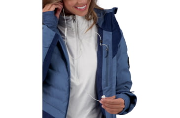 Image of Obermeyer Cosima Down Jacket - Womens, Blue Ash, 16, 11173-21168-16