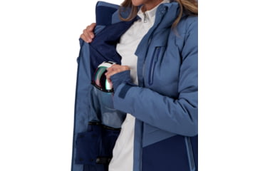 Image of Obermeyer Cosima Down Jacket - Womens, Blue Ash, 16, 11173-21168-16