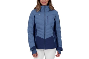 Image of Obermeyer Cosima Down Jacket - Womens, Blue Ash, 16, 11173-21168-16
