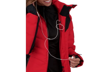 Image of Obermeyer Cosima Down Jacket - Womens, Read My Lips, 14, 11173-21044-14