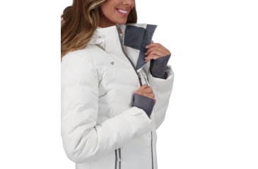 Image of Obermeyer Cosima Down Jacket - Women's, 10 US, White, 11168-16010-10