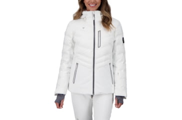 Image of Obermeyer Cosima Down Jacket - Women's, 10 US, White, 11168-16010-10