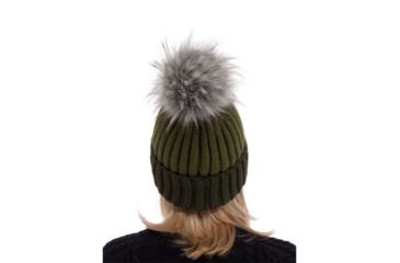 Image of Obermeyer Denver Faux Fur Pom Hat - Womens, Military Time, 18048-MILITARY TIME-WOMEN