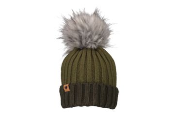 Image of Obermeyer Denver Faux Fur Pom Hat - Womens, Military Time, 18048-MILITARY TIME-WOMEN