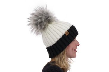 Image of Obermeyer Denver Faux Fur Pom Hat - Womens, White, 18048-WHITE-WOMEN