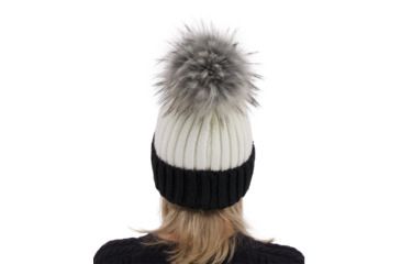 Image of Obermeyer Denver Faux Fur Pom Hat - Womens, White, 18048-WHITE-WOMEN