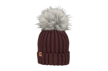 Image of Obermeyer Denver Faux Fur Pom Hat - Womens, Wine-Not, 18048-WINE-NOT-WOMEN
