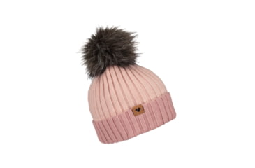 Image of Obermeyer Denver FF Pom Beanie - Womens, Pink Sand, One Size, 18057-21050-ONE SIZE