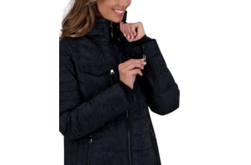 Image of Obermeyer Devon Down Jacket - Womens, Black Frost, 14 Petite, 11139-21024-14P