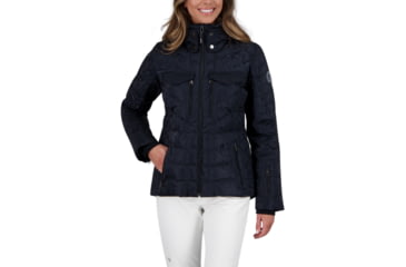 Image of Obermeyer Devon Down Jacket - Womens, Black Frost, 14 Petite, 11139-21024-14P