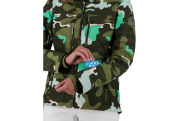 Image of Obermeyer Devon Down Jacket - Womens, Jasmint Camo, 6 Petite, 11139-21129-6P
