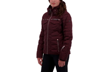 Image of Obermeyer Devon Down Jacket - Womens, Wine-Not, 8, 11085-WINE-NOT-8