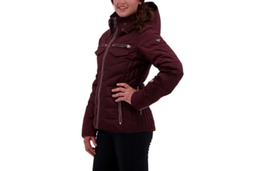 Image of Obermeyer Devon Down Jacket - Womens, Wine-Not, 8, 11085-WINE-NOT-8