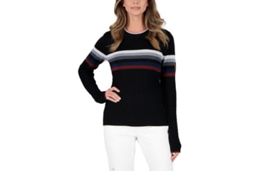 Image of Obermeyer Donna Crewneck Sweater - Womens, Black, Extra Large, 16052-16009-XL