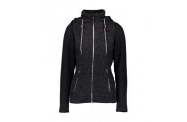 Image of Obermeyer Ella Fleece Jacket - Women's, Black, Small, 17036-BLACK-S