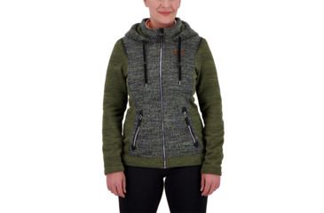 Image of Obermeyer Ella Fleece Jacket - Womens, Military Time, Large, 17036-MILITARY TIME-L