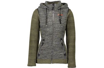 Image of Obermeyer Ella Fleece Jacket - Womens, Military Time, Large, 17036-MILITARY TIME-L