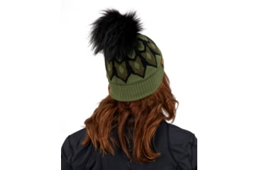 Image of Obermeyer Fair Isle FF Pom Beanie - Womens, Saguaro, One Size, 18068-21189-ONE SIZE