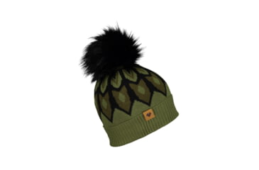 Image of Obermeyer Fair Isle FF Pom Beanie - Womens, Saguaro, One Size, 18068-21189-ONE SIZE