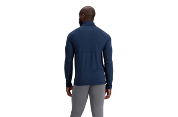 Image of Obermeyer Flex 1/4 Zip Tops - Mens, Admiral, Extra Large, Regular, 29016-21174-XL