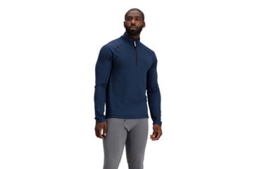 Image of Obermeyer Flex 1/4 Zip Tops - Mens, Admiral, Extra Large, Regular, 29016-21174-XL