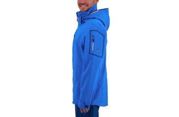 Image of Obermeyer Foraker Shell Jacket - Mens, Blue Vibes, Extra Large, 22078-BLUE VIBES-XL