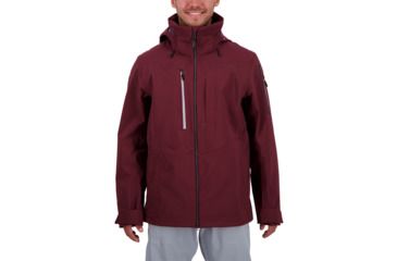 Image of Obermeyer Foraker Shell Jacket - Mens, Wine-Not, Medium, 22078-WINE-NOT-M
