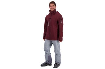 Image of Obermeyer Foraker Shell Jacket - Mens, Wine-Not, Medium, 22078-WINE-NOT-M