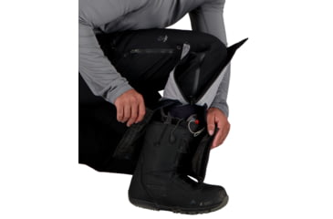 Image of Obermeyer Foraker Shell Pant - Men's, Large, Short Inseam, Black, 25046-16009-LS