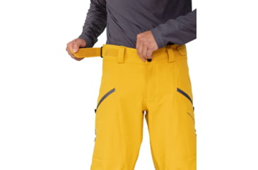 Image of Obermeyer Foraker Shell Pant - Mens, Extra Large, Regular Inseam, Golden Hour, 25046-22120-XL