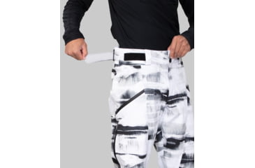 Image of Obermeyer Foraker Shell Pant - Mens, Medium, Short Inseam, White-Out, 25046-22106-MS