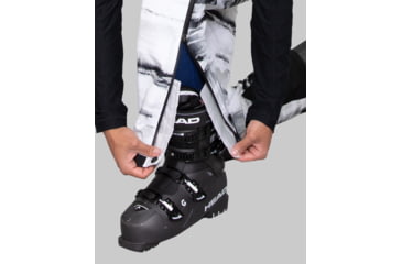 Image of Obermeyer Foraker Shell Pant - Mens, Medium, Short Inseam, White-Out, 25046-22106-MS