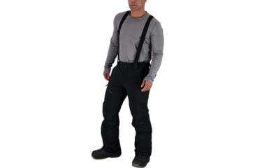 Image of Obermeyer Force Suspender Pant - Men's, Small, Regular Inseam, Black, 25042-16009-S