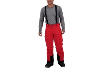 Image of Obermeyer Force Suspender Pant - Mens, Brakelight, Medium, Short, 25011-19042-MS